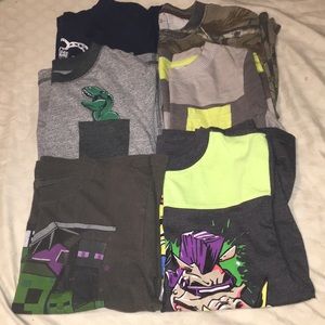Lot of 6 size smalll boys short sleeved t-shirts